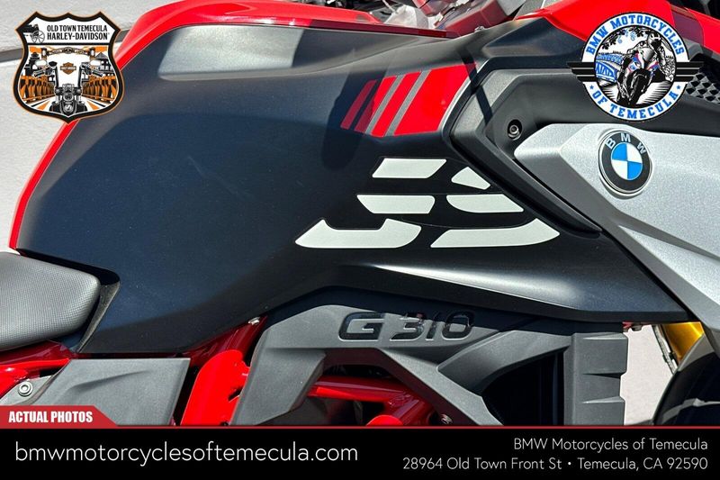 2024 BMW G 310 GS in a RACING RED exterior color. BMW Motorcycles of Temecula – Southern California (951) 506-6903 bmwmotorcyclesoftemecula.com 