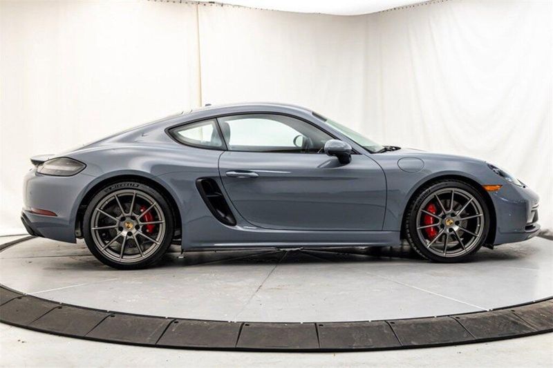 2024 Porsche 718 Cayman GTS 4.0 in a Arctic Grey exterior color and Blackinterior. Lotus Manhattan 347-395-5714 lotusmanhattan.com 