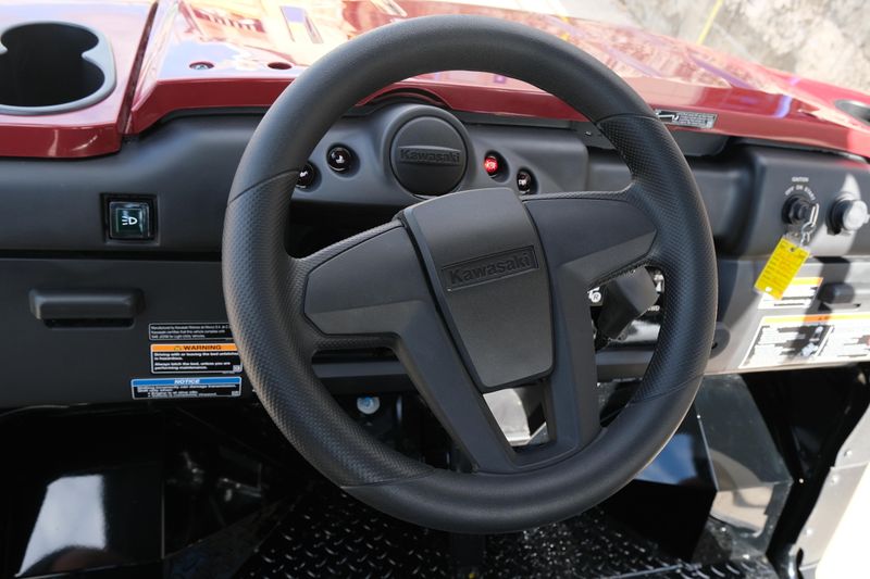 NEW 2026 KAWASAKI MULE 4010 TRANS4X4  in a DARK ROYAL RED exterior color. Family PowerSports (877) 886-1997 familypowersports.com 