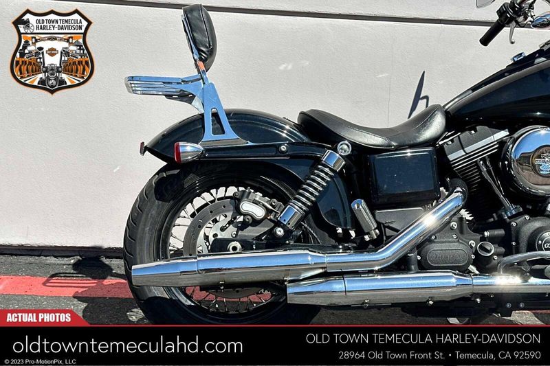 2015 Harley-Davidson Dyna in a Black exterior color. BMW Motorcycles of Temecula – Southern California (951) 506-6903 bmwmotorcyclesoftemecula.com 