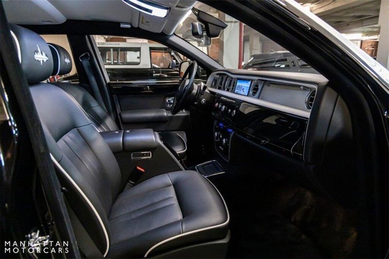 2017 Rolls-Royce Phantom Manhattan Edition in a Black exterior color and Black with Artic White accents finterior. Lotus Manhattan 347-395-5714 lotusmanhattan.com 