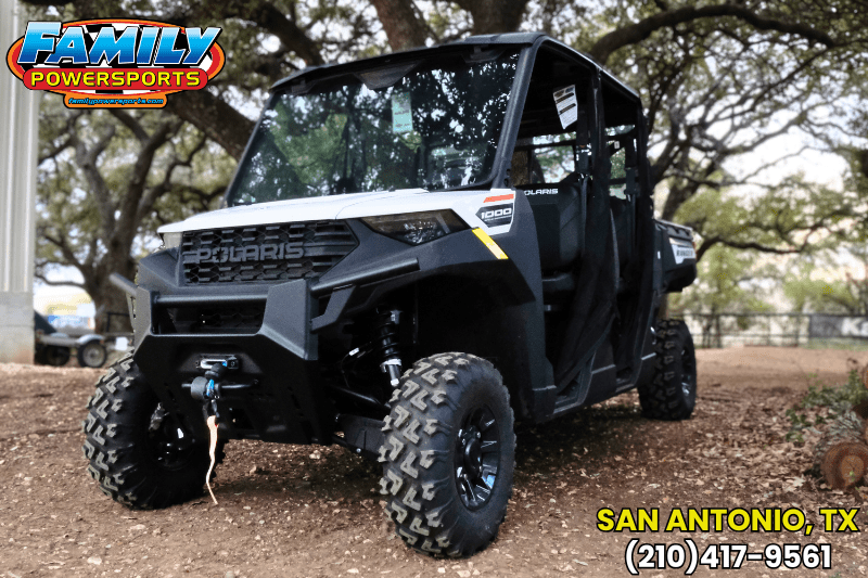 2025 Polaris RANGER CREW 1000 PREMIUM WHITE LIGHTNINGImage 1