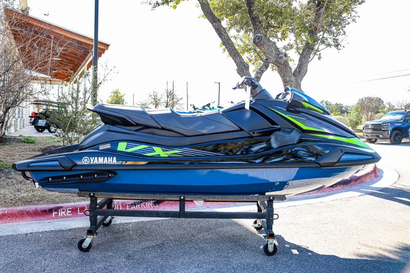 2025 YAMAHA VX CRUISER HO W AUDIO  DEEPWATER BLUE  in a DEEPWATER BLUE exterior color. Family PowerSports (877) 886-1997 familypowersports.com 