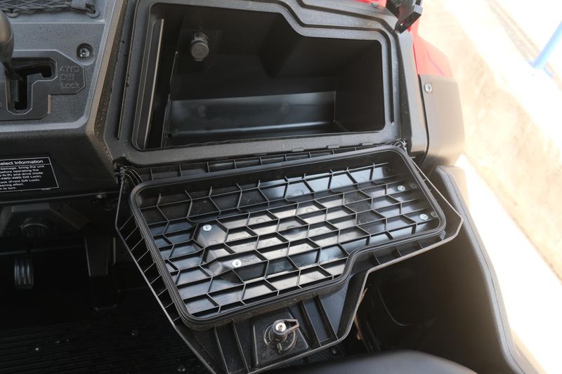 NEW 2026 HONDA PIONEER 7004  in a HERO RED exterior color. Family PowerSports (877) 886-1997 familypowersports.com