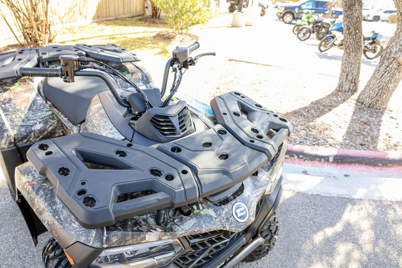 NEW 2026 CFMOTO CFORCE 500  in a TRUETIMBER KANATI exterior color. Family PowerSports (877) 886-1997 familypowersports.com 