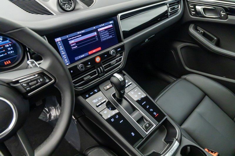 2024 Porsche Macan  in a Volcano Grey Metallic exterior color and Blackinterior. Lotus Manhattan 347-395-5714 lotusmanhattan.com 