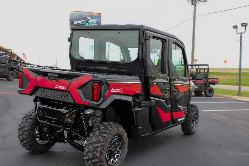 2025 Kawasaki RIDGE CREW HVAC CANDY PERSIMMON RED Image 3