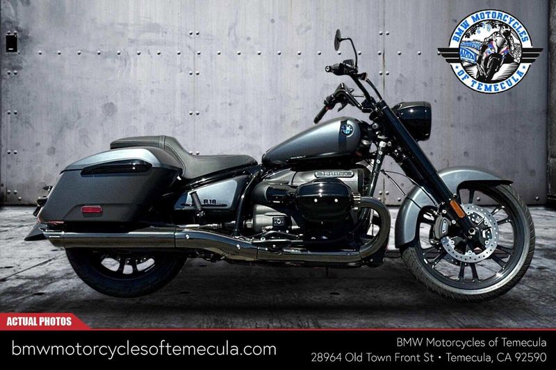 2024 BMW R 18 ROCTANE   in a MINERAL GREY MET MATTE exterior color. BMW Motorcycles of Temecula – Southern California (951) 506-6903 bmwmotorcyclesoftemecula.com 