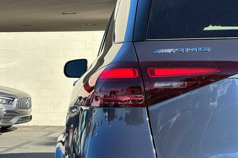 2024 Mercedes-Benz GLE-Class GLEGLE 63 S AMG in a TWILIGHT BLUE exterior color and AMG BAHIA BROWNinterior. SHELLY AUTOMOTIVE shellyautomotive.com 