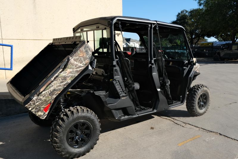 NEW 2026 CAN-AM DEFENDER MAX XT HD11  in a DARK WILDLAND CAMO exterior color. Family PowerSports (877) 886-1997 familypowersports.com 