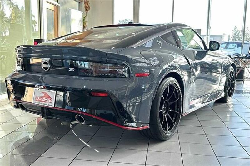 2024 Nissan Z  in a Stealth Gray/Super Black exterior color and Graphiteinterior. BEACH BLVD OF CARS beachblvdofcars.com 