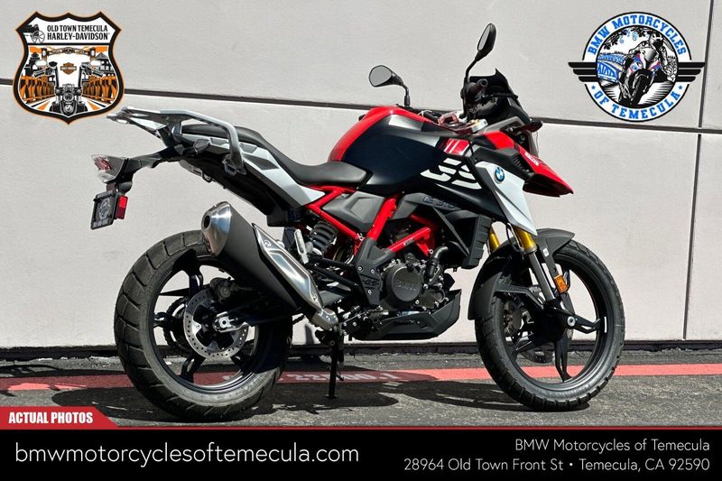 2024 BMW G 310 GS in a RACING RED exterior color. BMW Motorcycles of Temecula – Southern California (951) 506-6903 bmwmotorcyclesoftemecula.com 