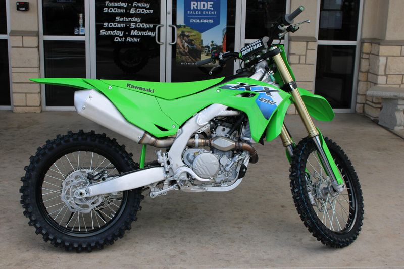 New 2026 Kawasaki KX250 LIME GREEN Image 2