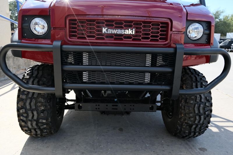 NEW 2026 KAWASAKI MULE 4010 TRANS4X4  in a DARK ROYAL RED exterior color. Family PowerSports (877) 886-1997 familypowersports.com 