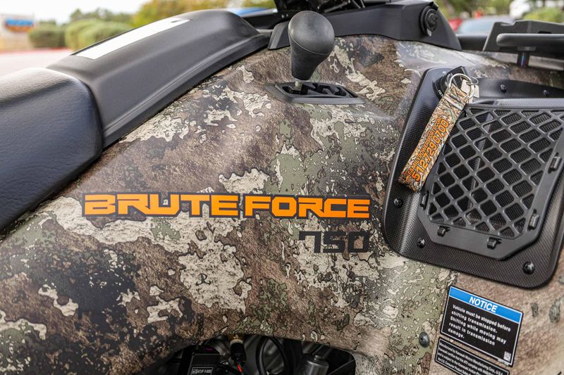 NEW 2026 KAWASAKI BRUTE FORCE 750 SE EPS  in a TRUETIMBER STRATA exterior color. Family PowerSports (877) 886-1997 familypowersports.com 