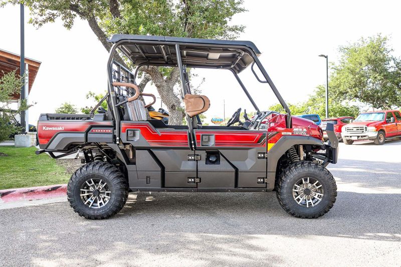 New 2026 Kawasaki MULE PROFXT 1000 LE PLATINUM RANCH EDITION  METALLIC DEEP RED Image 29