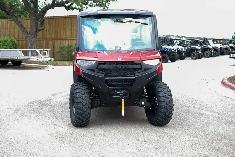 New 2026 Polaris RANGER CREW XP 1000 NORTHSTAR EDITION PREMIUM SUNSET RED Image 2