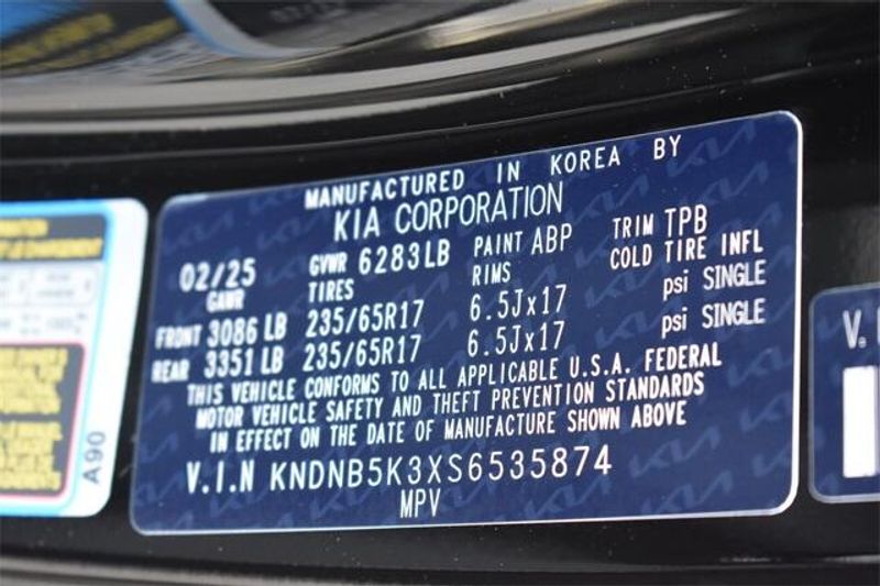2025 Kia Carnival LXSImage 35