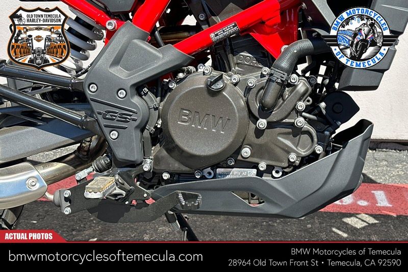 2024 BMW G 310 GS in a RACING RED exterior color. BMW Motorcycles of Temecula – Southern California (951) 506-6903 bmwmotorcyclesoftemecula.com 