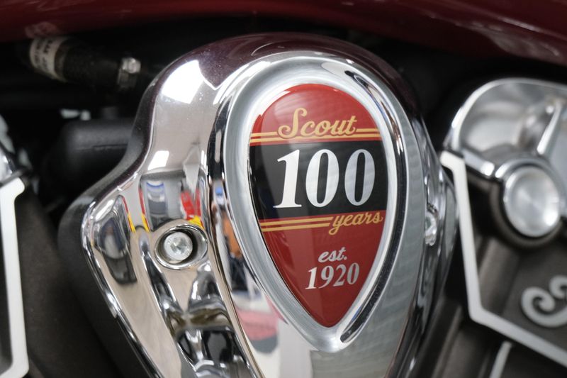 USED 2020 INDIAN MOTORCYCLE SCOUT 100TH ANNIVERSARY Image 13
