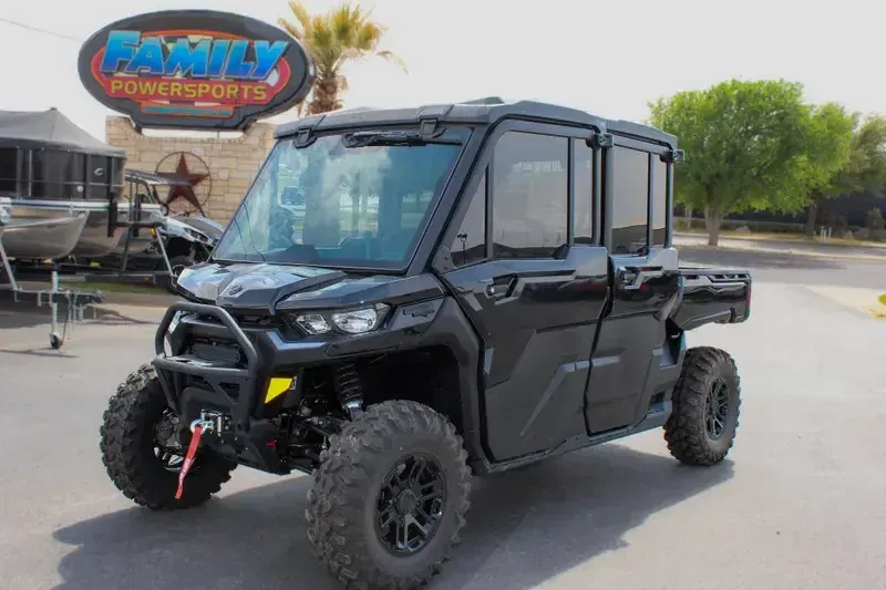 2025 Can-Am DEFENDER MAX LONE STAR CAB HD10 STEALTH BLACK Image 23