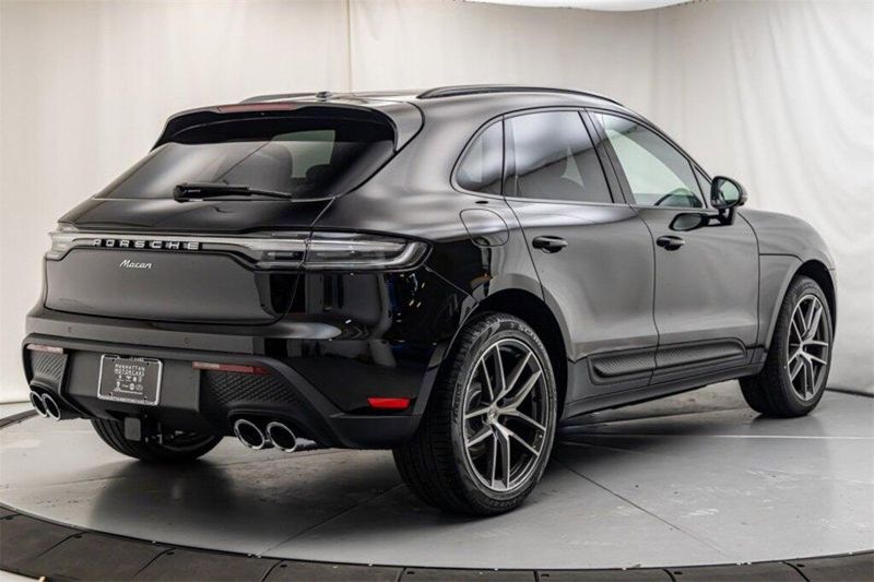 2024 Porsche Macan  in a Black exterior color and Blackinterior. Lotus Manhattan 347-395-5714 lotusmanhattan.com 