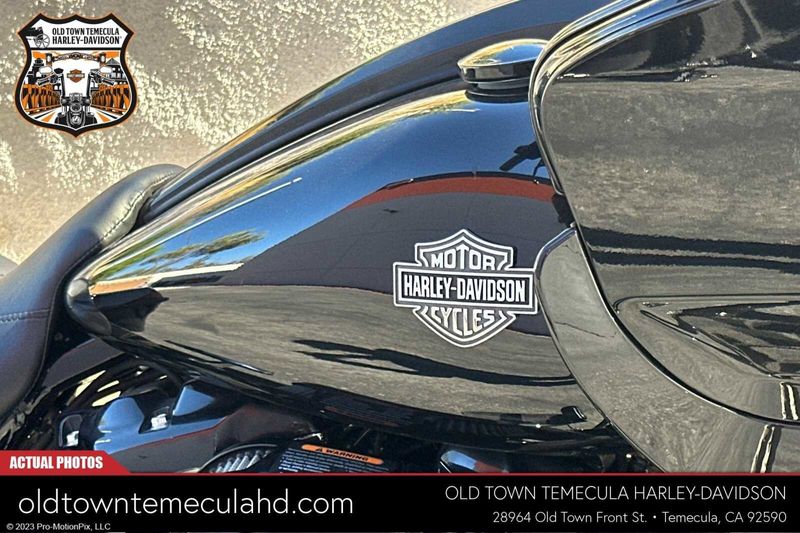 2023 Harley-Davidson Road Glide in a Black exterior color. BMW Motorcycles of Temecula – Southern California (951) 506-6903 bmwmotorcyclesoftemecula.com 