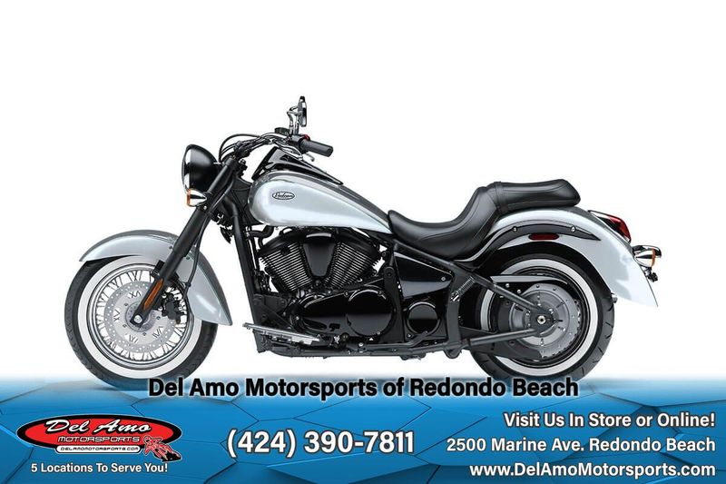 2024 Kawasaki VN900ERFAL-GY1  in a PEARL STORM GRAY/PEARL ROBOTIC WHITE exterior color. Del Amo Motorsports of Redondo Beach (424) 304-1660 delamomotorsports.com 