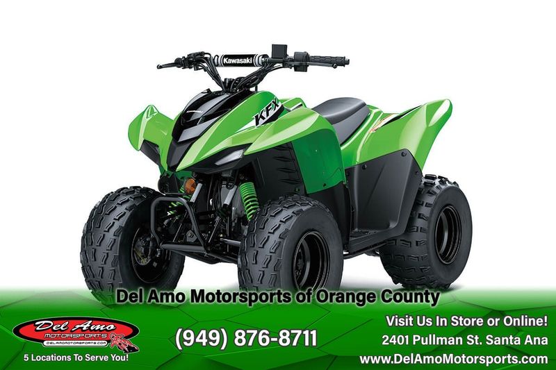 2024 Kawasaki KSF90BRFNL-GY1  in a BATTLE GRAY exterior color. Del Amo Motorsports of Orange County (949) 416-2102 delamomotorsports.com 