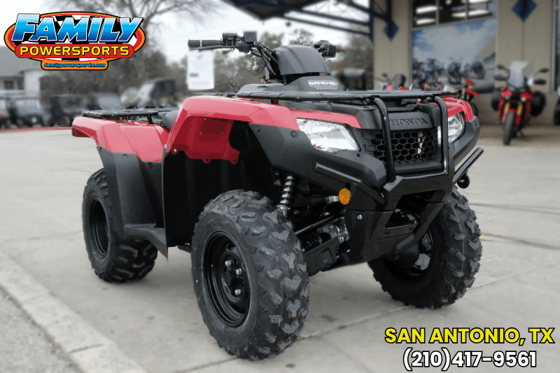 2025 Honda FOURTRAX RANCHER 4X4 HERO REDImage 1