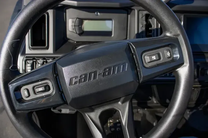 NEW 2026 CAN-AM DEFENDER XT HD11 WITH 1025 INCH TOUCHSCREEN  in a STEALTH BLACK exterior color. Family PowerSports (877) 886-1997 familypowersports.com