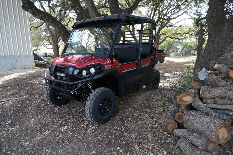 2025 Kawasaki MULE PRODXT 1000 LE CANDY PERSIMMON REDImage 2