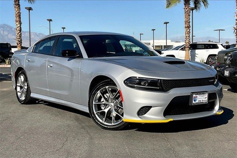 2023 Dodge Charger Gt Rwd in a Triple Nickel exterior color and Blackinterior. I-10 Chrysler Dodge Jeep Ram (760) 565-5160 pixelmotiondemo.com 