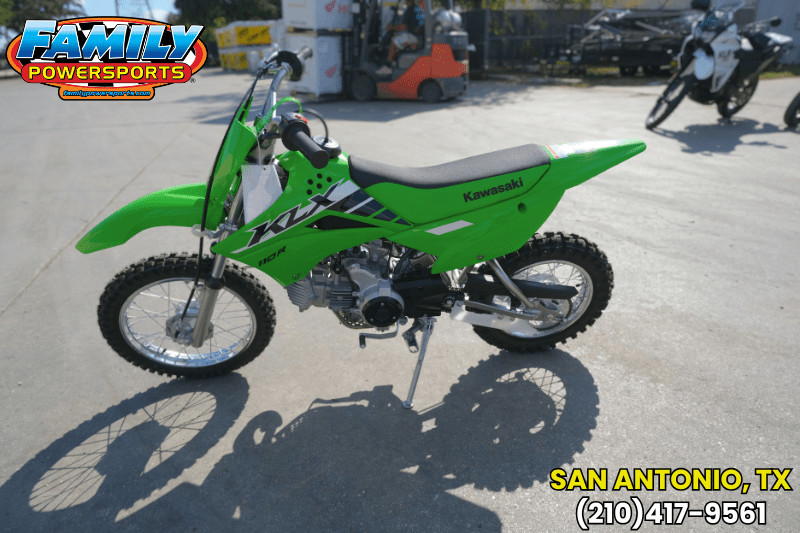 2025 Kawasaki KLX110R LIME GREENImage 2