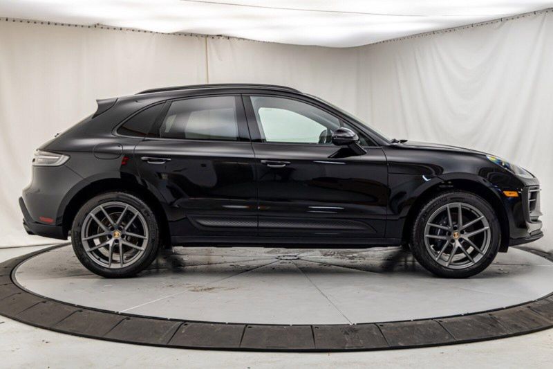 2024 Porsche Macan  in a Black exterior color and Blackinterior. Lotus Manhattan 347-395-5714 lotusmanhattan.com 