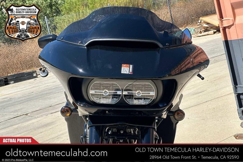 2023 Harley-Davidson Road Glide in a Black exterior color. BMW Motorcycles of Temecula – Southern California (951) 506-6903 bmwmotorcyclesoftemecula.com 