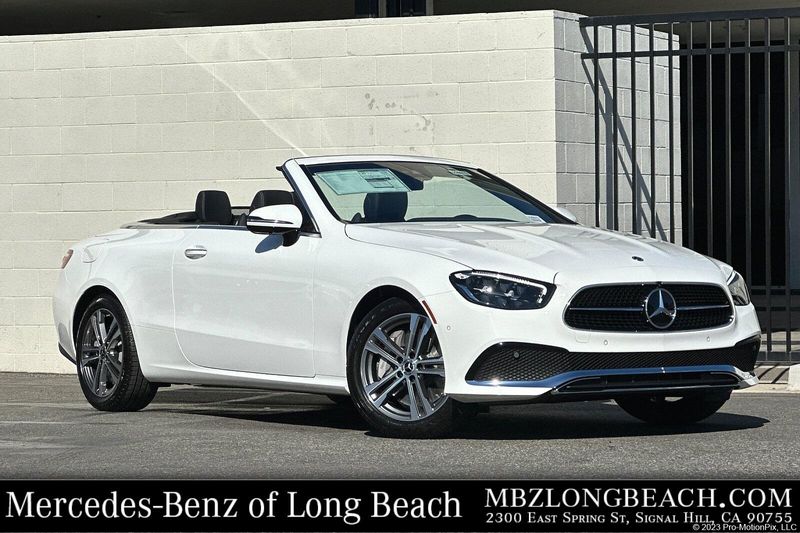 2023 Mercedes-Benz E-Class E 450 in a POLAR WHITE exterior color and Blackinterior. SHELLY AUTOMOTIVE shellyautomotive.com 
