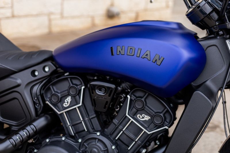 2024 INDIAN MOTORCYCLE SCOUT ROGUE SIXTY ABS SPRT BL SMOKE 49ST in a BLUE exterior color. Family PowerSports (877) 886-1997 familypowersports.com 