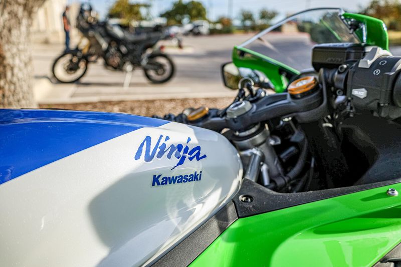 2024 Kawasaki NINJA ZX4RR 40TH ANNIVERSARY EDITION ABS  LIME GREENPEARL CRYSTAL WHITEBLUEImage 3