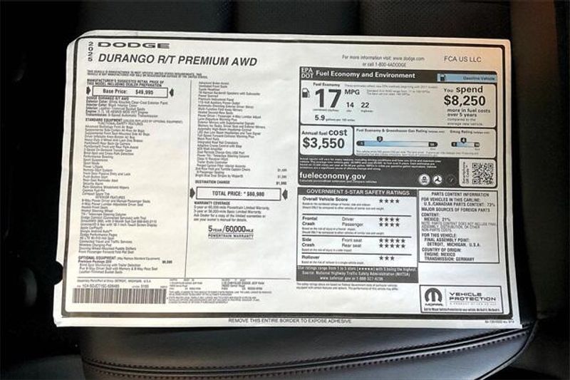 2025 Dodge Durango R/T Premium AwdImage 14