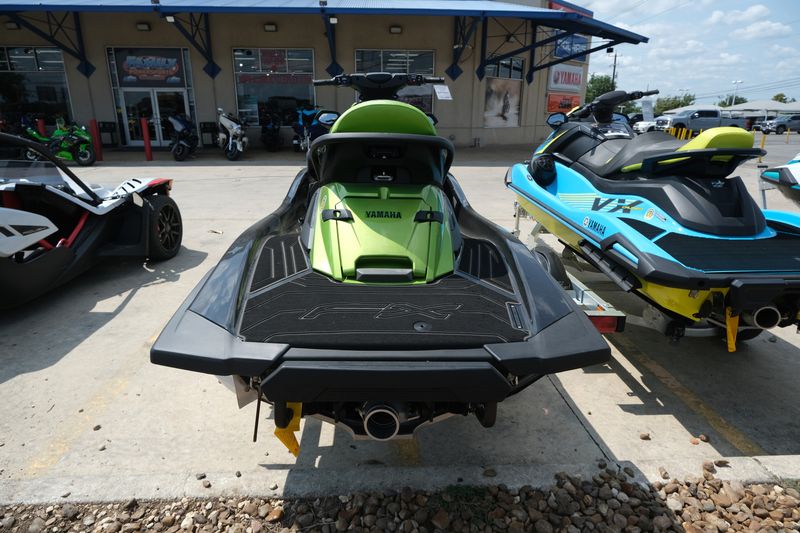 2024 Yamaha WAVERUNNER FX CRUISER SVHO WITH AUDIO BLACK AND ACID GREEN Image 12