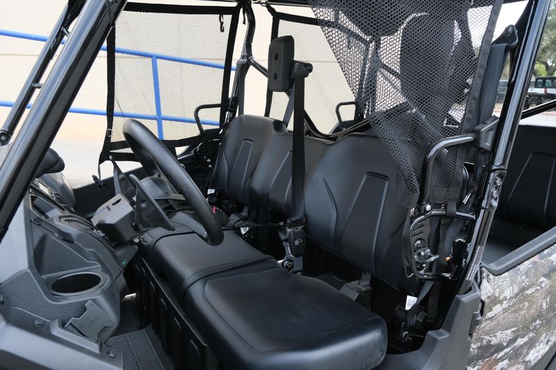 NEW 2025 HONDA PIONEER 10006 DELUXE CREW  in a TRUETIMBER ATERA CAMO exterior color. Family PowerSports (877) 886-1997 familypowersports.com 