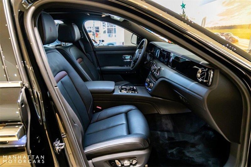 2021 Rolls-Royce Ghost Silver Badge in a Black Diamond exterior color and Blackinterior. Lotus Manhattan 347-395-5714 lotusmanhattan.com 