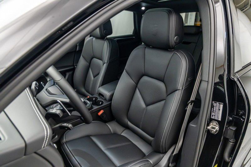 2024 Porsche Macan T in a Black exterior color and Black w/Chalk Stitchinginterior. Lotus Manhattan 347-395-5714 lotusmanhattan.com 