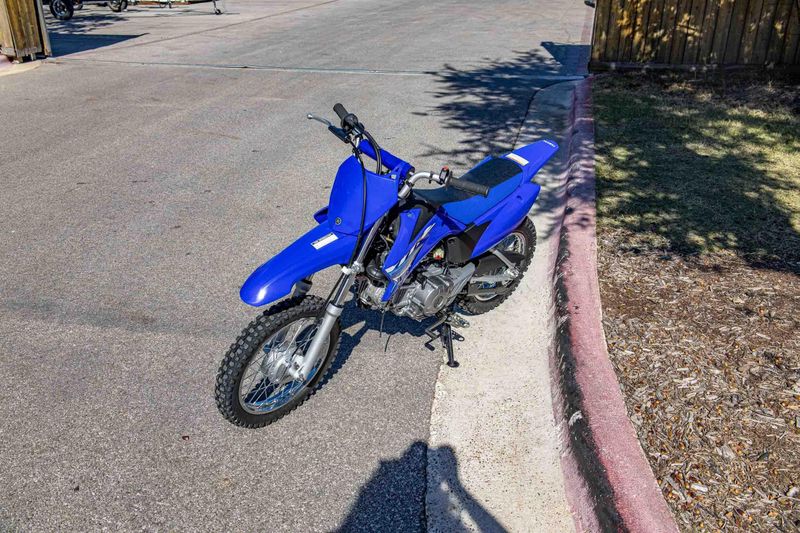 NEW 2026 YAMAHA TTR110E  in a TEAM YAMAHA BLUE exterior color. Family PowerSports (877) 886-1997 familypowersports.com 
