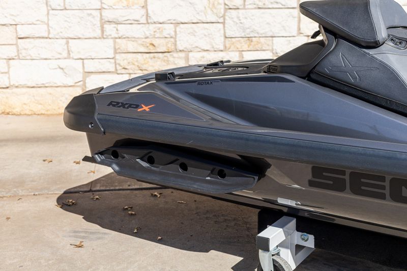 2023 SEADOO PWC RXP X 300 AUD BK IBR 23  in a BLACK exterior color. Family PowerSports (877) 886-1997 familypowersports.com 