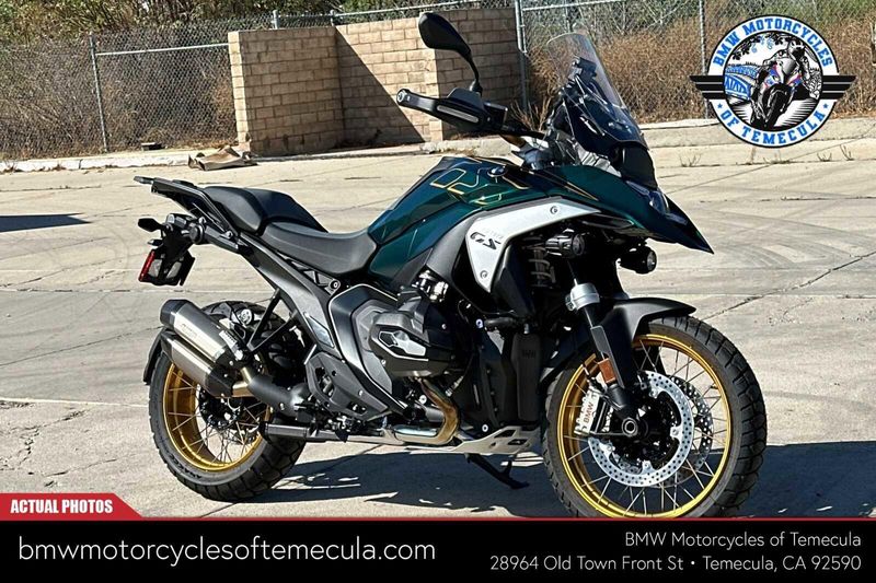 2024 BMW R 1300 GS in a AURELIUS GREEN METALLIC exterior color. BMW Motorcycles of Temecula – Southern California (951) 506-6903 bmwmotorcyclesoftemecula.com 