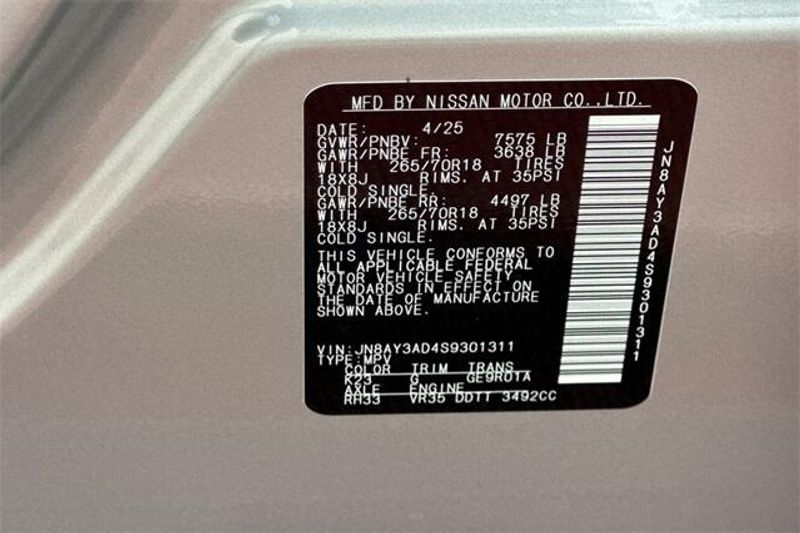 New 2025 Nissan Armada SVImage 25