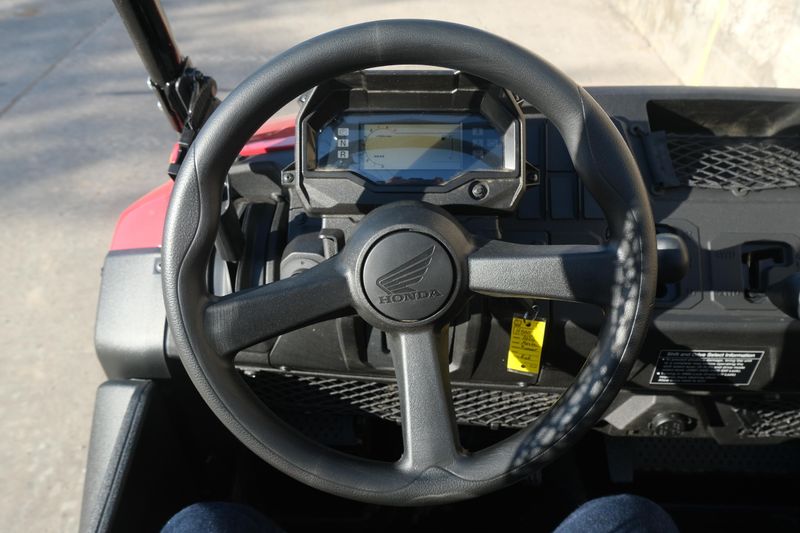 NEW 2026 HONDA PIONEER 7004  in a HERO RED exterior color. Family PowerSports (877) 886-1997 familypowersports.com