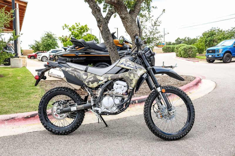 New 2026 Kawasaki KLX 300  CYPHER CAMO BEIGE AND EBONY Image 2